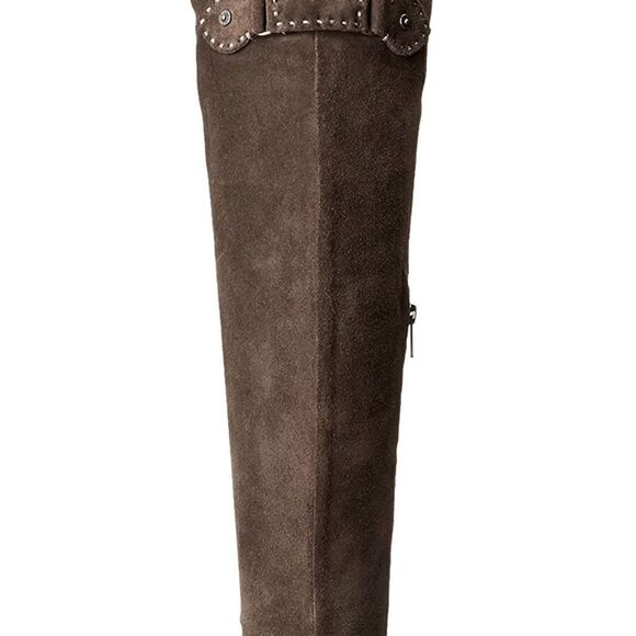FRYE Women's Shirley Over-The-Knee Engineer Boot Size 5.5 NEW Smoke Color - Picture 8 of 15